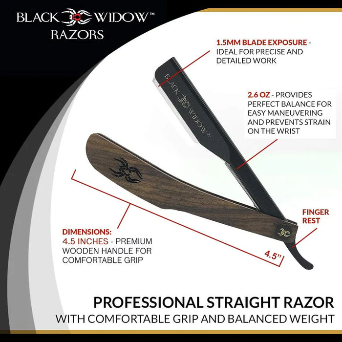 BLACK WIDOW Katai Ki Straight Razor